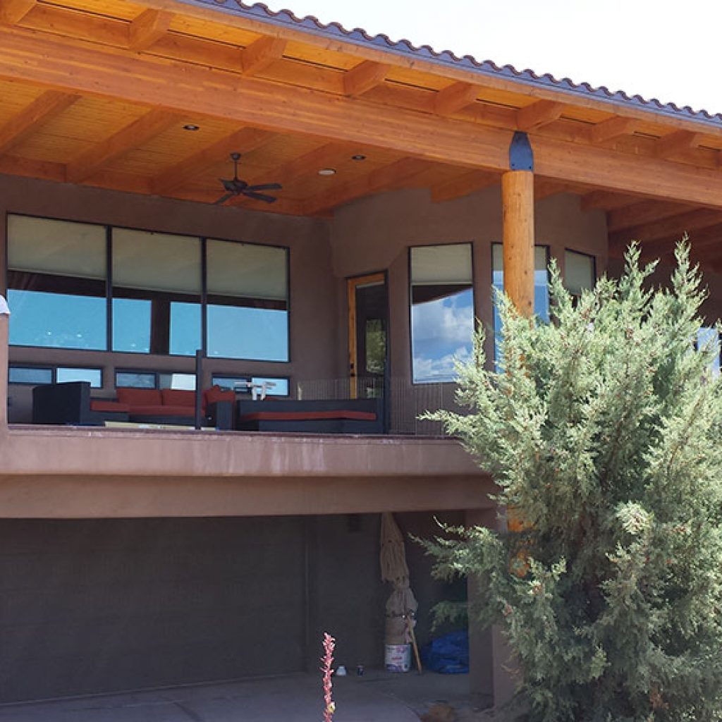 Sedona House Painting in Process