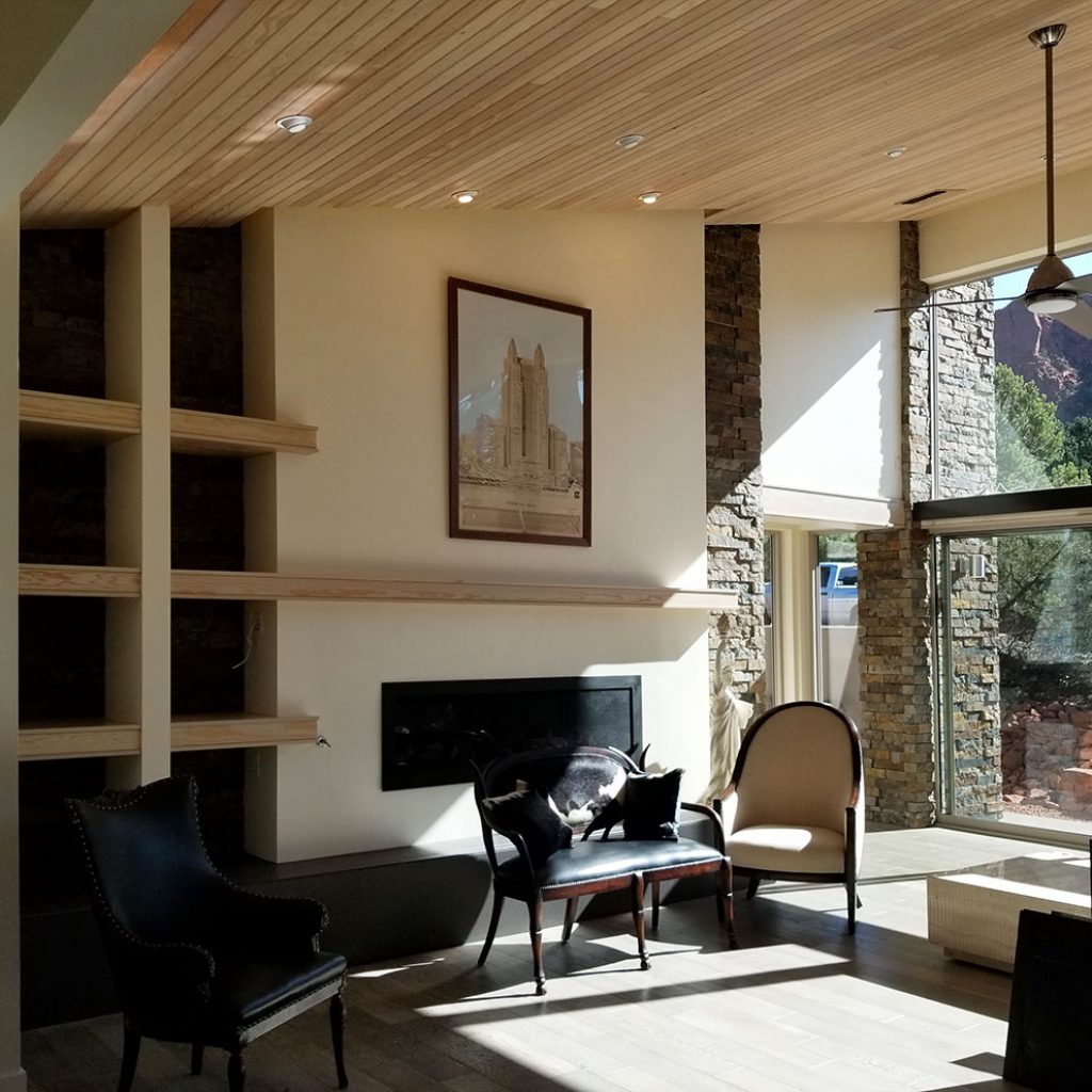 Modern Open Concept Living Room